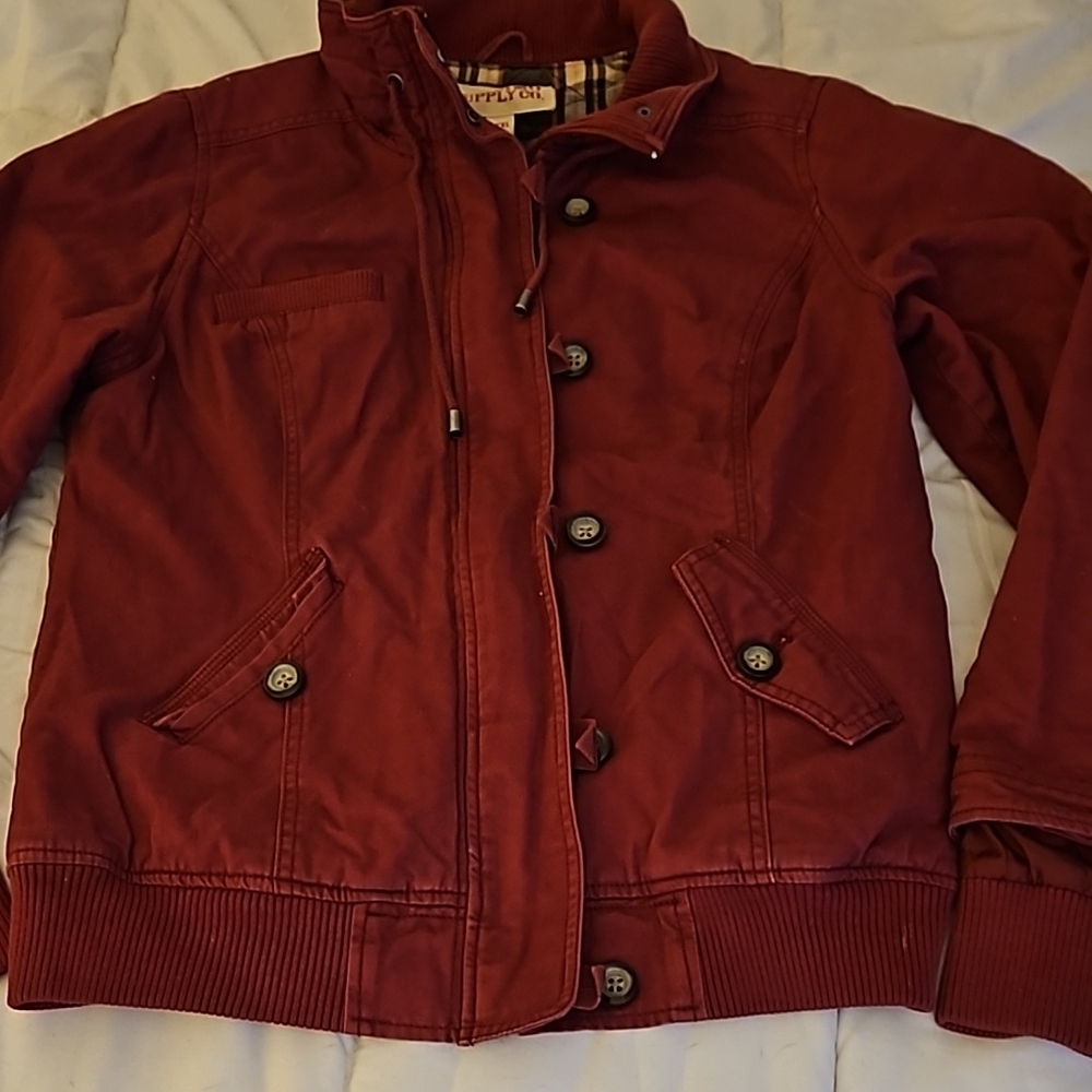 Mossimo Supply Co Red Jacket Size XXL